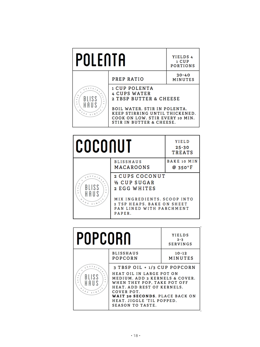 Blisshaus Custom Label Set: 5 Pairs ( 5 Top + 5 Front Labels of your choice - 10 labels total)