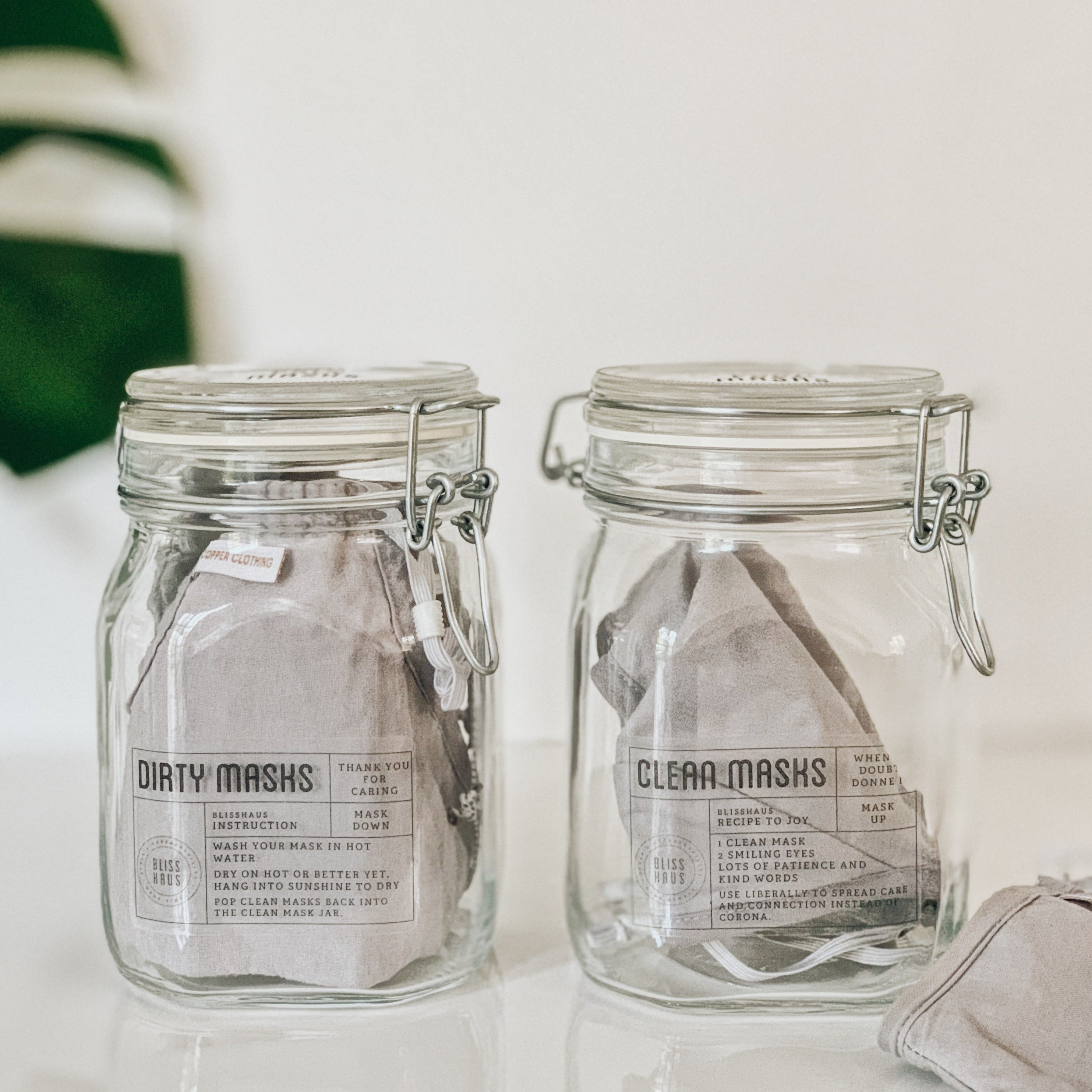 Face Masks Jars