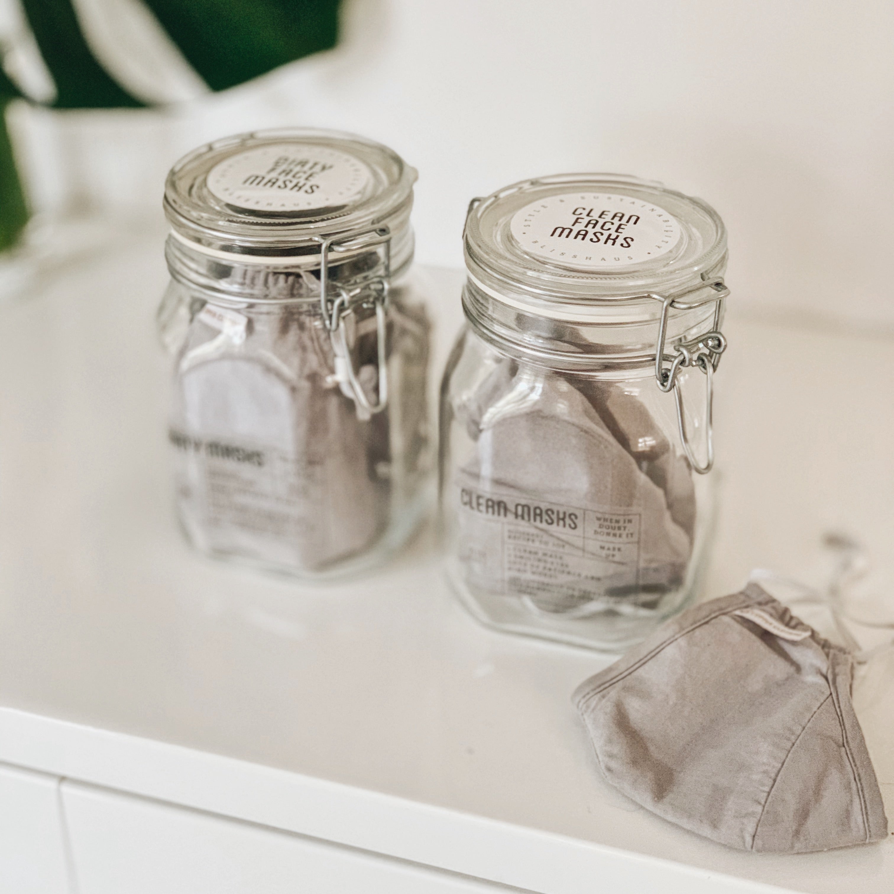 Face Masks Jars