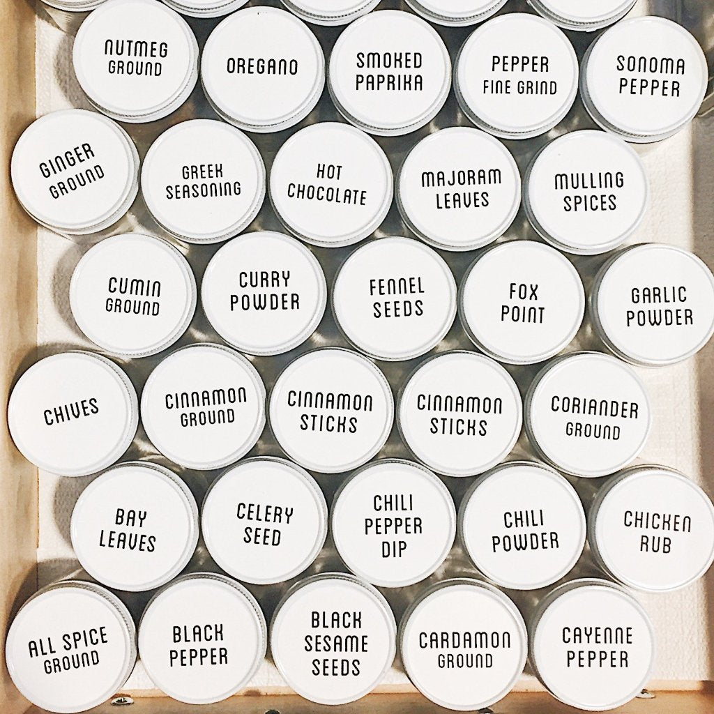 From Allspice to Za'atar: Spice Organization Tips & Tricks (+ Printable  Labels)